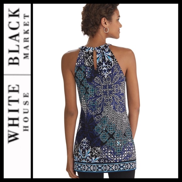 WHBM Printed Chain Detail Tunic - Picture 3 of 8